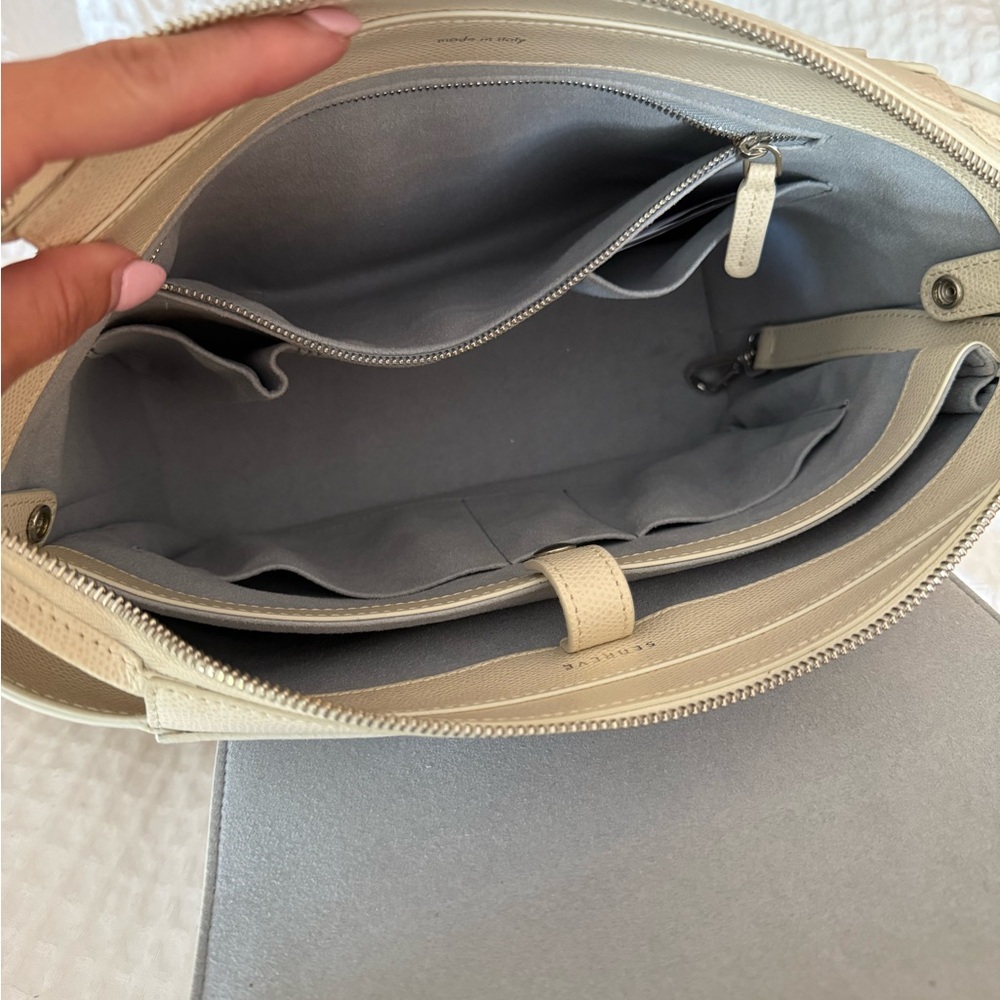 Senreve Cream Backpack Structured Design - Picture 8 of 9